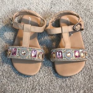 Jeweled Toddler Sandal